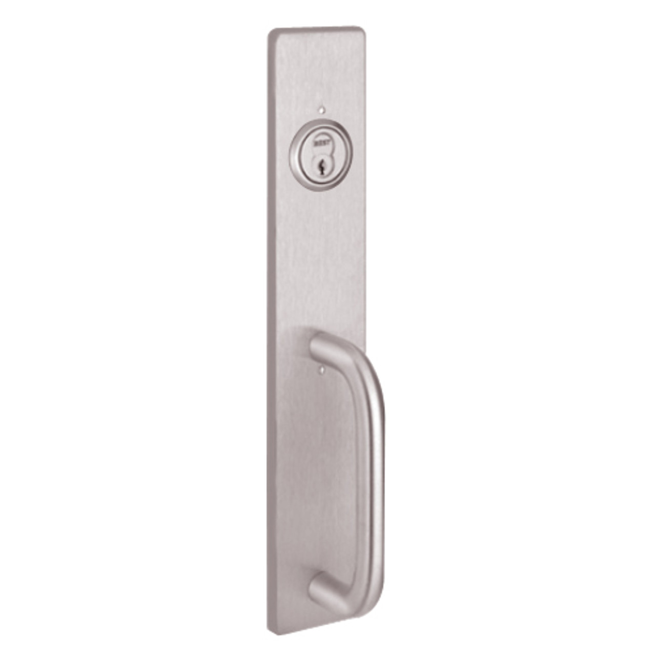 R1703C-630 PHI Key Retracts Latchbolt Retrofit Trim with C Design Pull for Apex and Olympian Series Exit Device in Satin Stainless Steel Finish