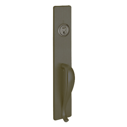 C1703B-613 PHI Key Retracts Latchbolt with B Design Pull for Apex Concealed Vertical Rod Device in Oil Rubbed Bronze Finish