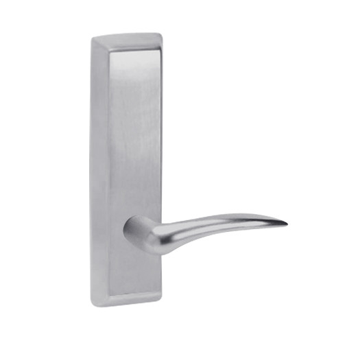D957-626-RHR Corbin ED5000 Series Exit Device Trim with Nightlatch Dirke Lever in Satin Chrome Finish