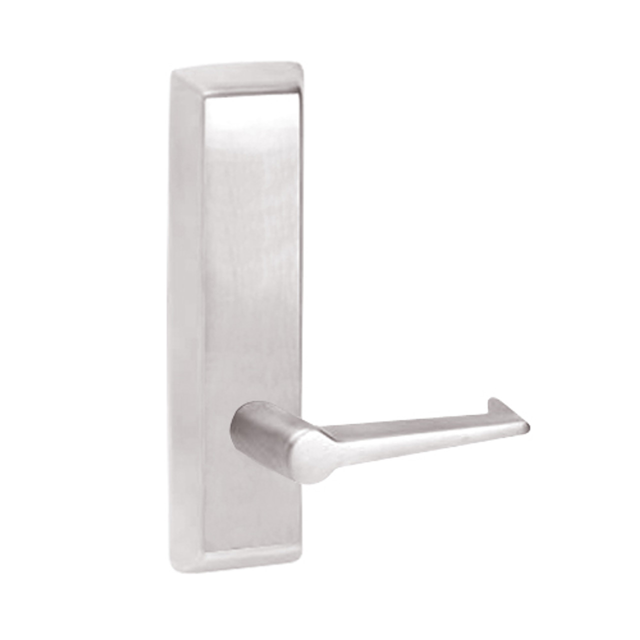 E910-629-LHR Corbin ED5000 Series Exit Device Trim with Passage Essex Lever in Bright Stainless Steel Finish