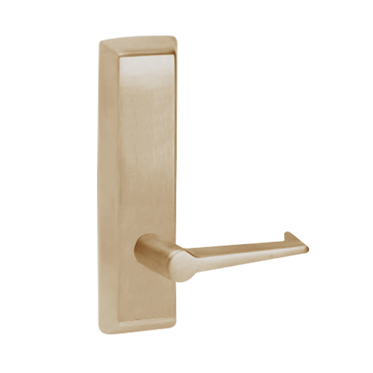 E910-612-RHR Corbin ED5000 Series Exit Device Trim with Passage Essex Lever in Satin Bronze Finish