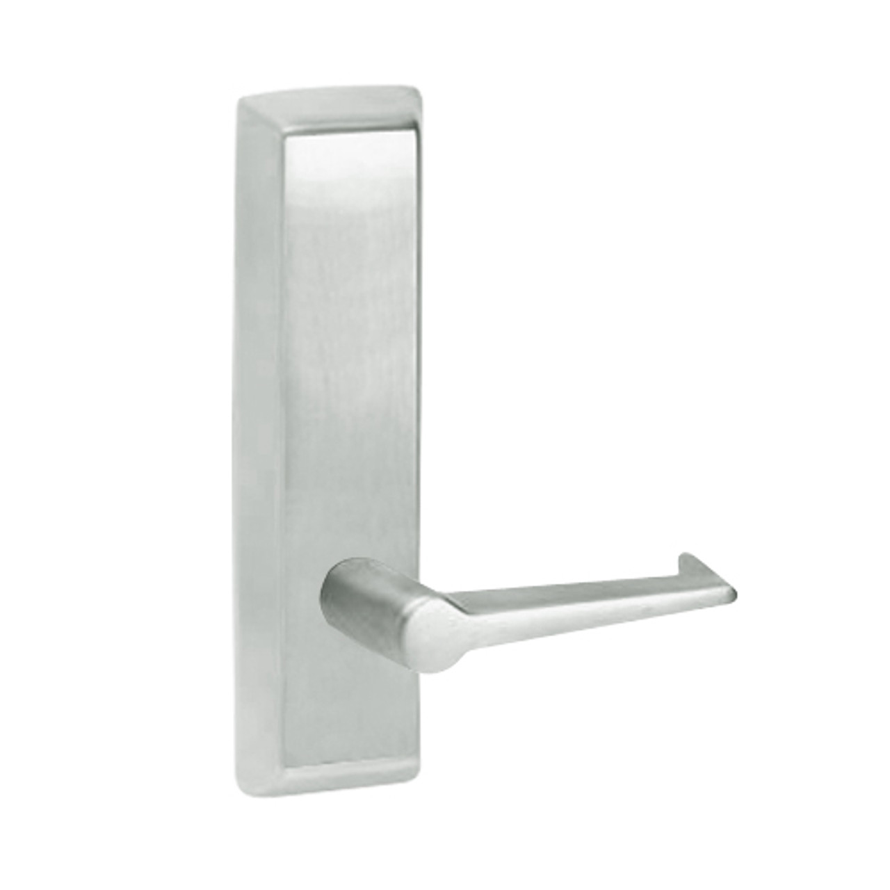 E955-618-RHR Corbin ED5000 Series Exit Device Trim with Classroom Essex Lever in Bright Nickel Finish