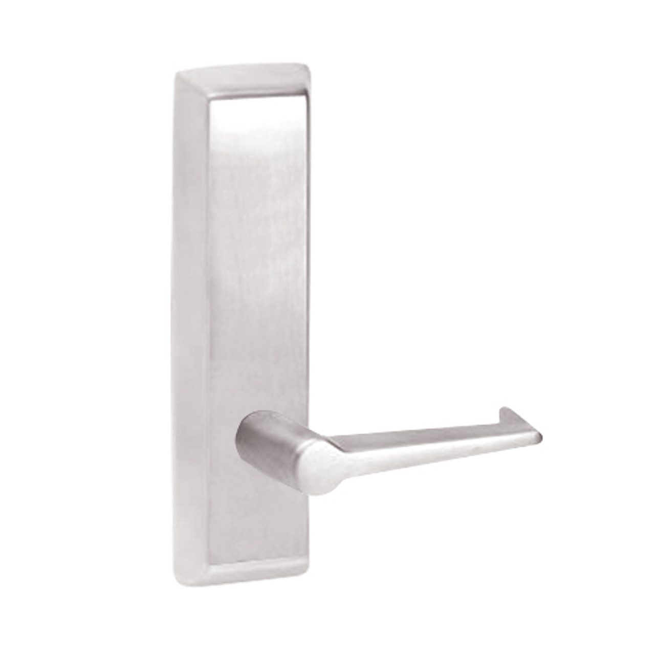 E955-629-RHR Corbin ED5000 Series Exit Device Trim with Classroom Essex Lever in Bright Stainless Steel Finish