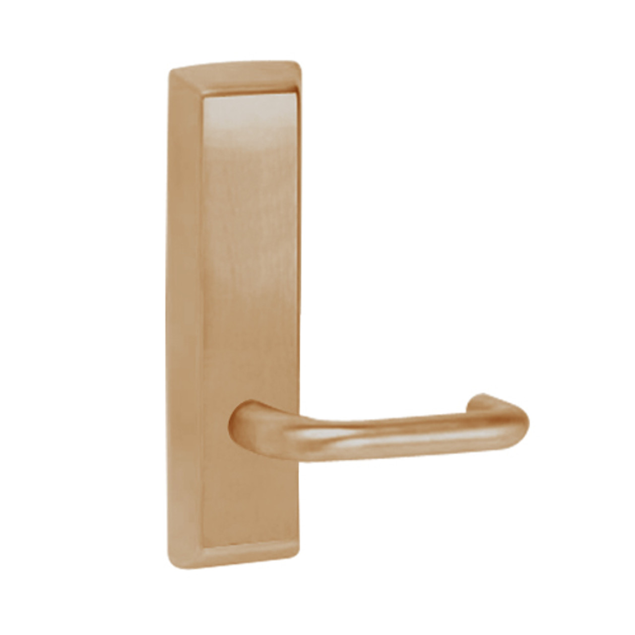 L950-612-RHR Corbin ED5000 Series Exit Device Trim with Dummy Lustra Lever in Satin Bronze Finish