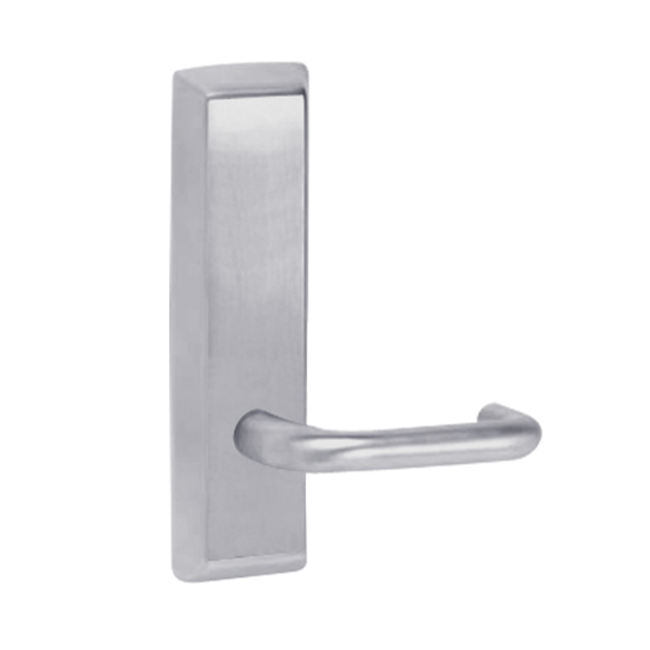 L950-626-RHR Corbin ED5000 Series Exit Device Trim with Dummy Lustra Lever in Satin Chrome Finish