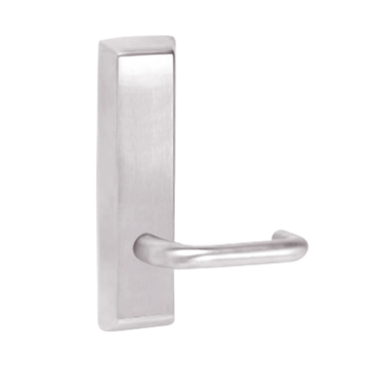 L955-629-LHR Corbin ED5000 Series Exit Device Trim with Classroom Lustra Lever in Bright Stainless Steel Finish
