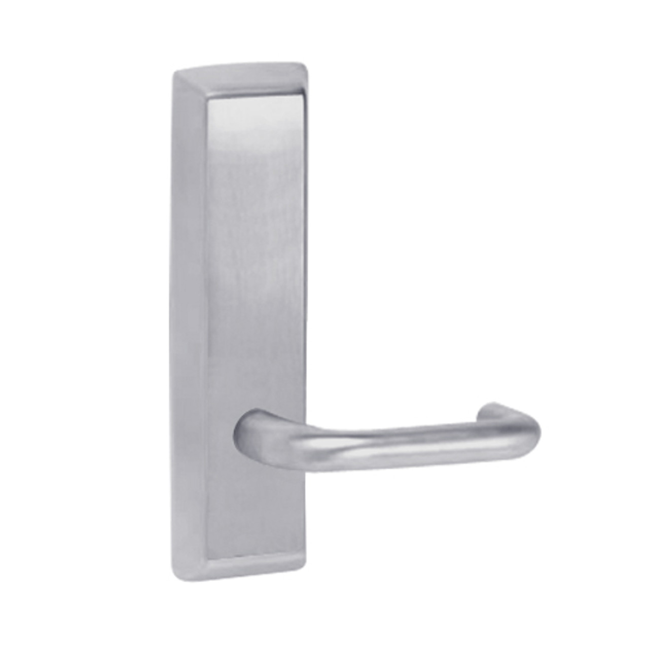 L955-626-RHR Corbin ED5000 Series Exit Device Trim with Classroom Lustra Lever in Satin Chrome Finish