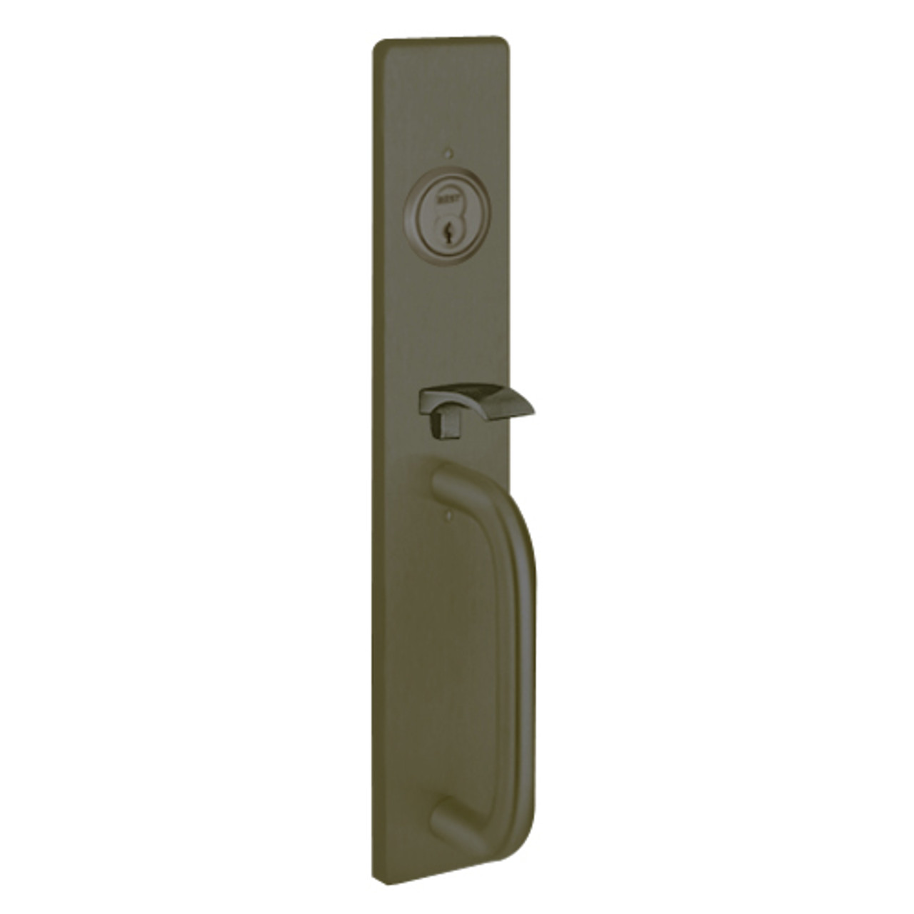 M1705C-613 PHI Key Controls Thumb Piece Trim with C Design Pull for Apex and Olympian Series Exit Device in Oil Rubbed Bronze Finish