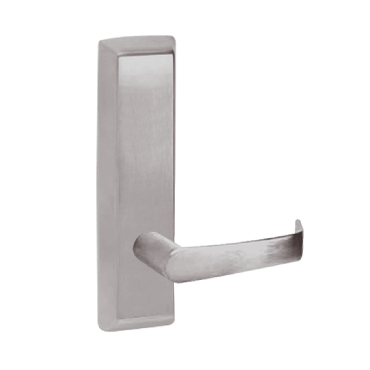 N950-630-LHR Corbin ED5000 Series Exit Device Trim with Dummy Newport Lever in Satin Stainless Steel Finish