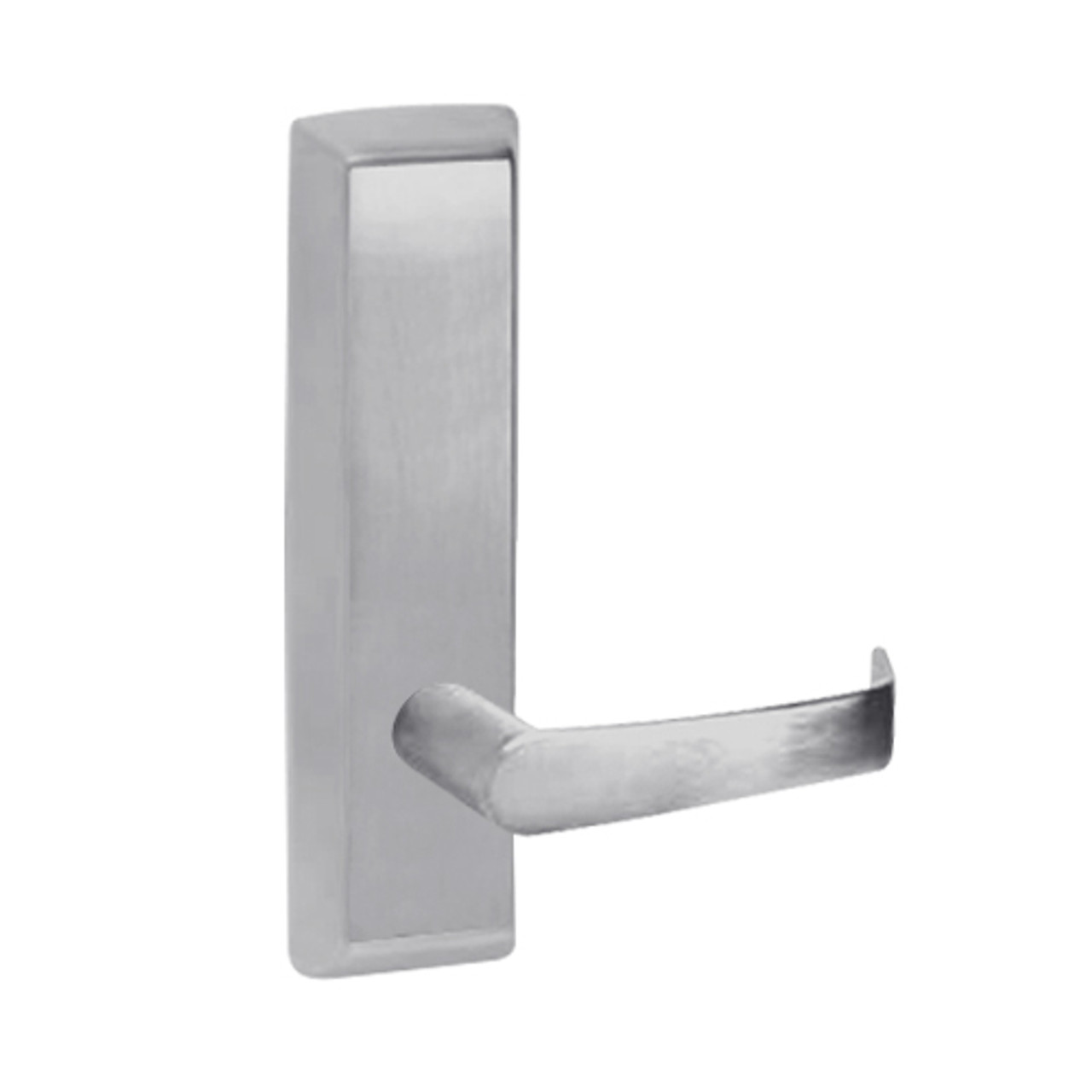 N955-626-LHR Corbin ED5000 Series Exit Device Trim with Classroom Newport Lever in Satin Chrome Finish