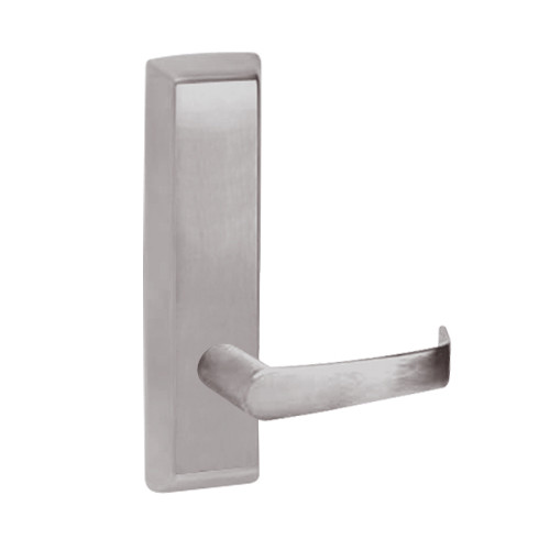 N957-630-LHR Corbin ED5000 Series Exit Device Trim with Nightlatch Newport Lever in Satin Stainless Steel Finish