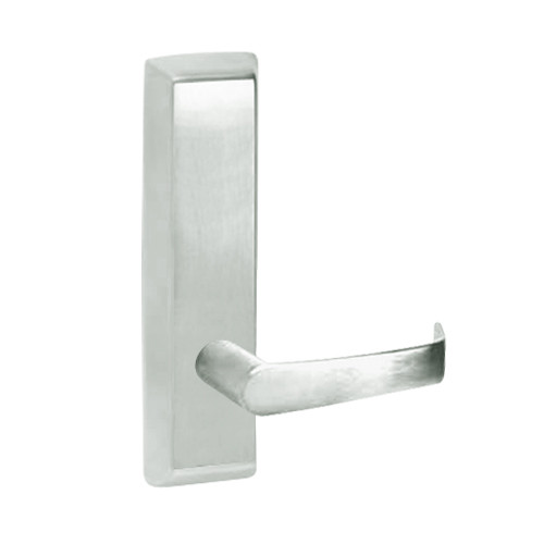 N957-618-LHR Corbin ED5000 Series Exit Device Trim with Nightlatch Newport Lever in Bright Nickel Finish