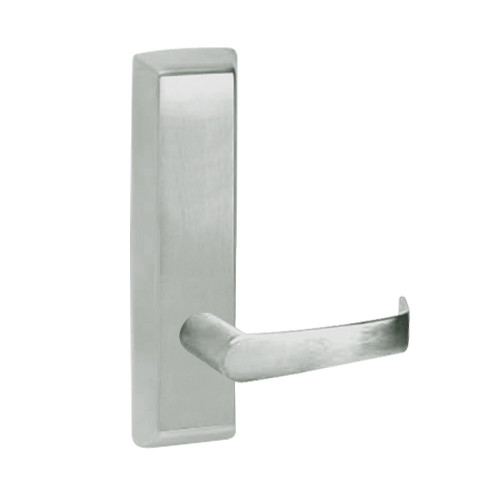 N957-619-RHR Corbin ED5000 Series Exit Device Trim with Nightlatch Newport Lever in Satin Nickel Finish