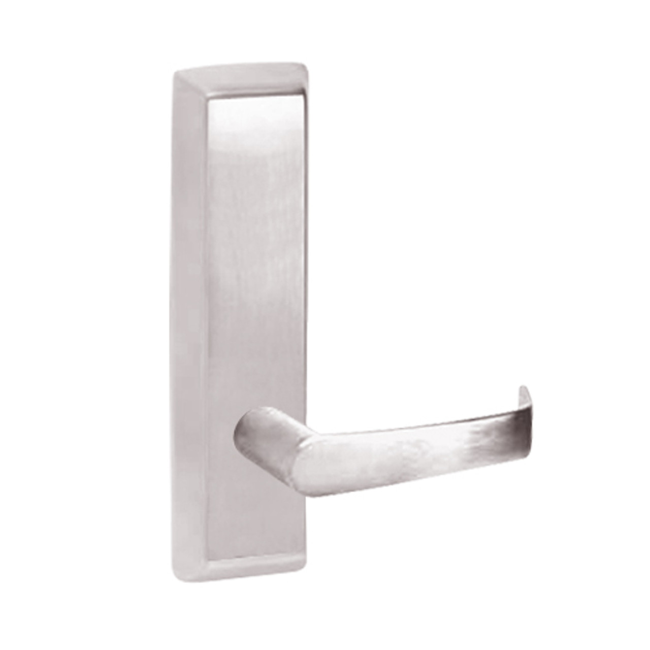 N959-629-LHR Corbin ED5000 Series Exit Device Trim with Storeroom Newport Lever in Bright Stainless Steel Finish