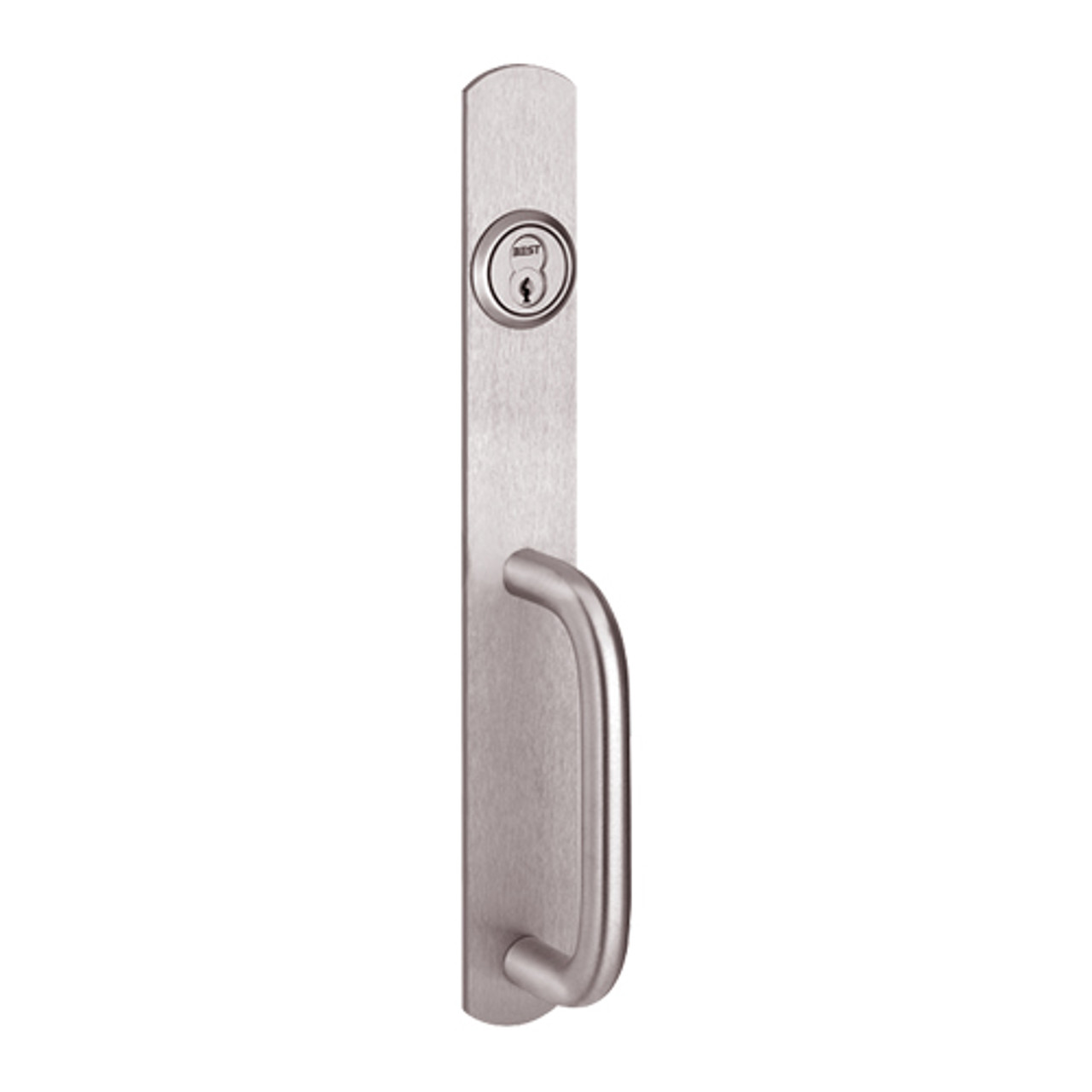 2005C-630 PHI Key Controls Thumb Piece Trim with C Design Pull for Apex Narrow Stile Device in Satin Stainless Steel Finish