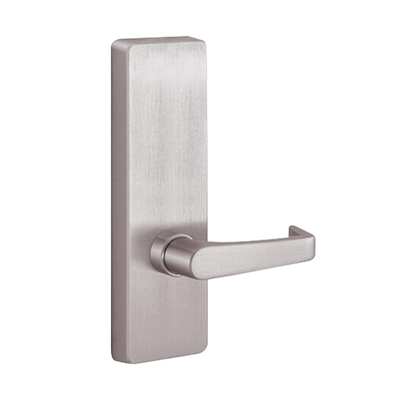 4902A-630-LHR PHI Dummy Trim with A Lever Design for Apex and Olympian Series Exit Device in Satin Stainless Steel Finish