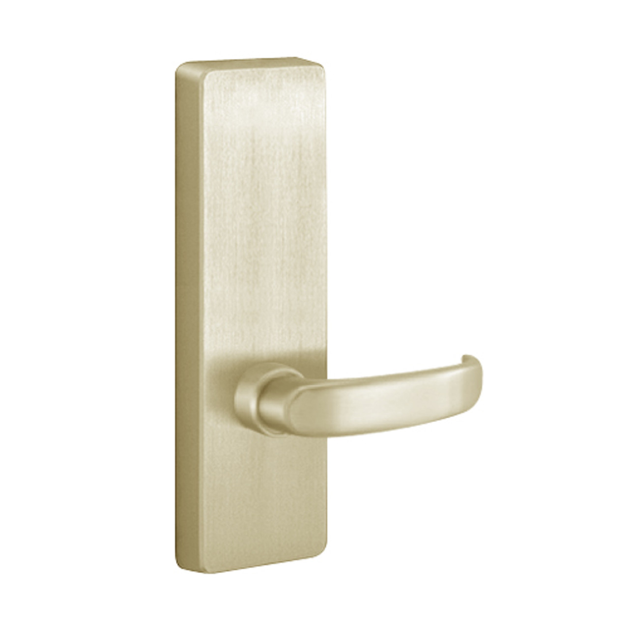 4902D-606-LHR PHI Dummy Trim with D Lever Design for Apex and Olympian Series Exit Device in Satin Brass Finish