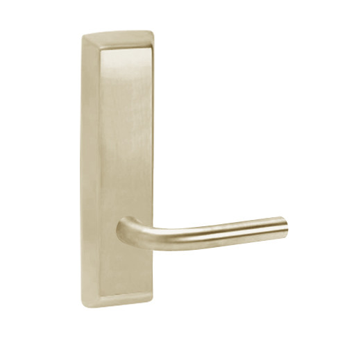 R959-606-RHR Corbin ED5000 Series Exit Device Trim with Storeroom Regis Lever in Satin Brass Finish