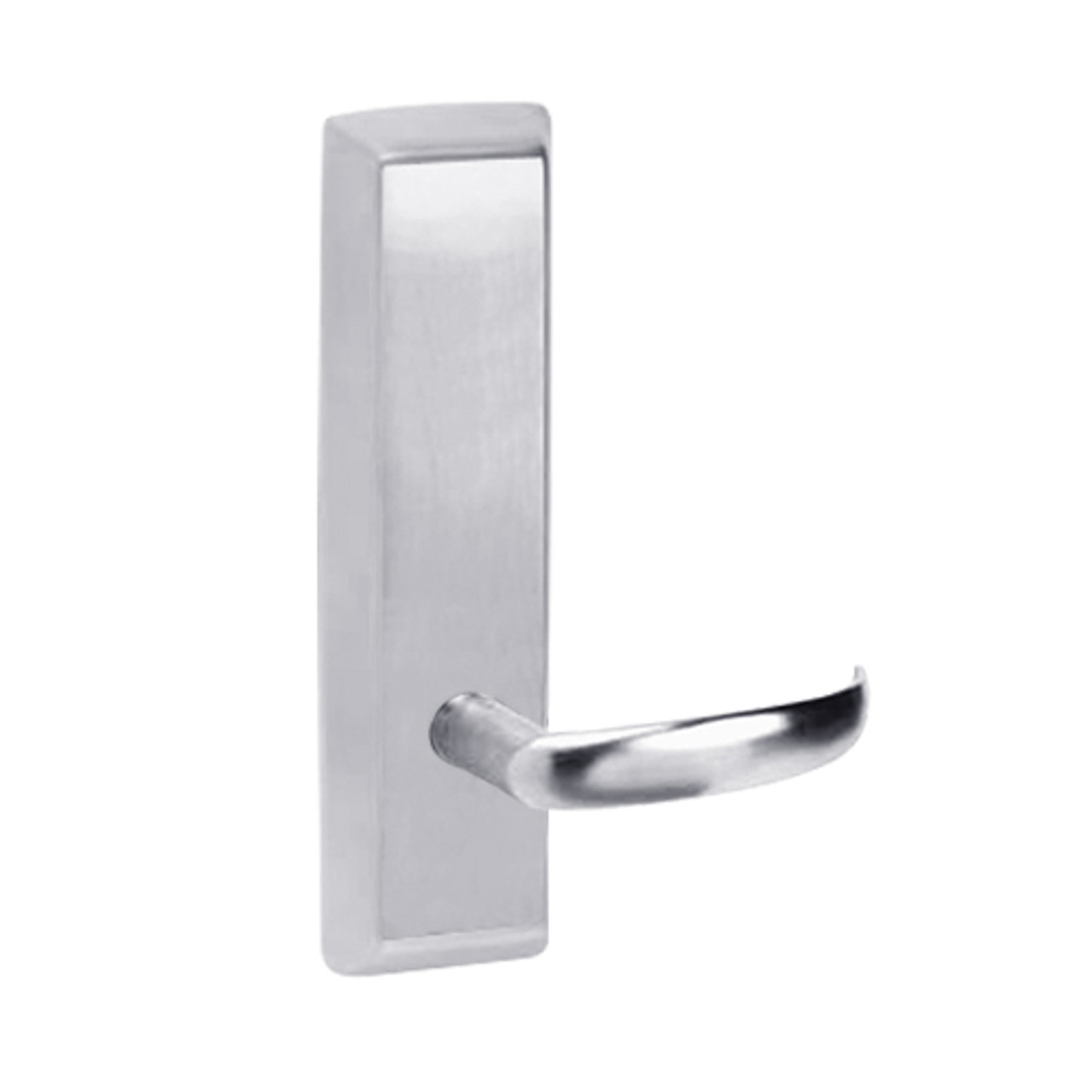 PR910-625-LHR Corbin ED5000 Series Exit Device Trim with Passage Princeton Lever in Bright Chrome Finish