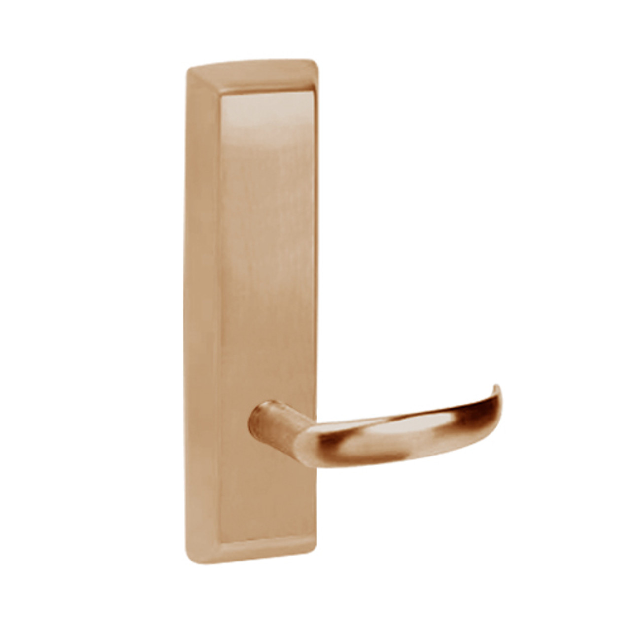 PR910-612-RHR Corbin ED5000 Series Exit Device Trim with Passage Princeton Lever in Satin Bronze Finish