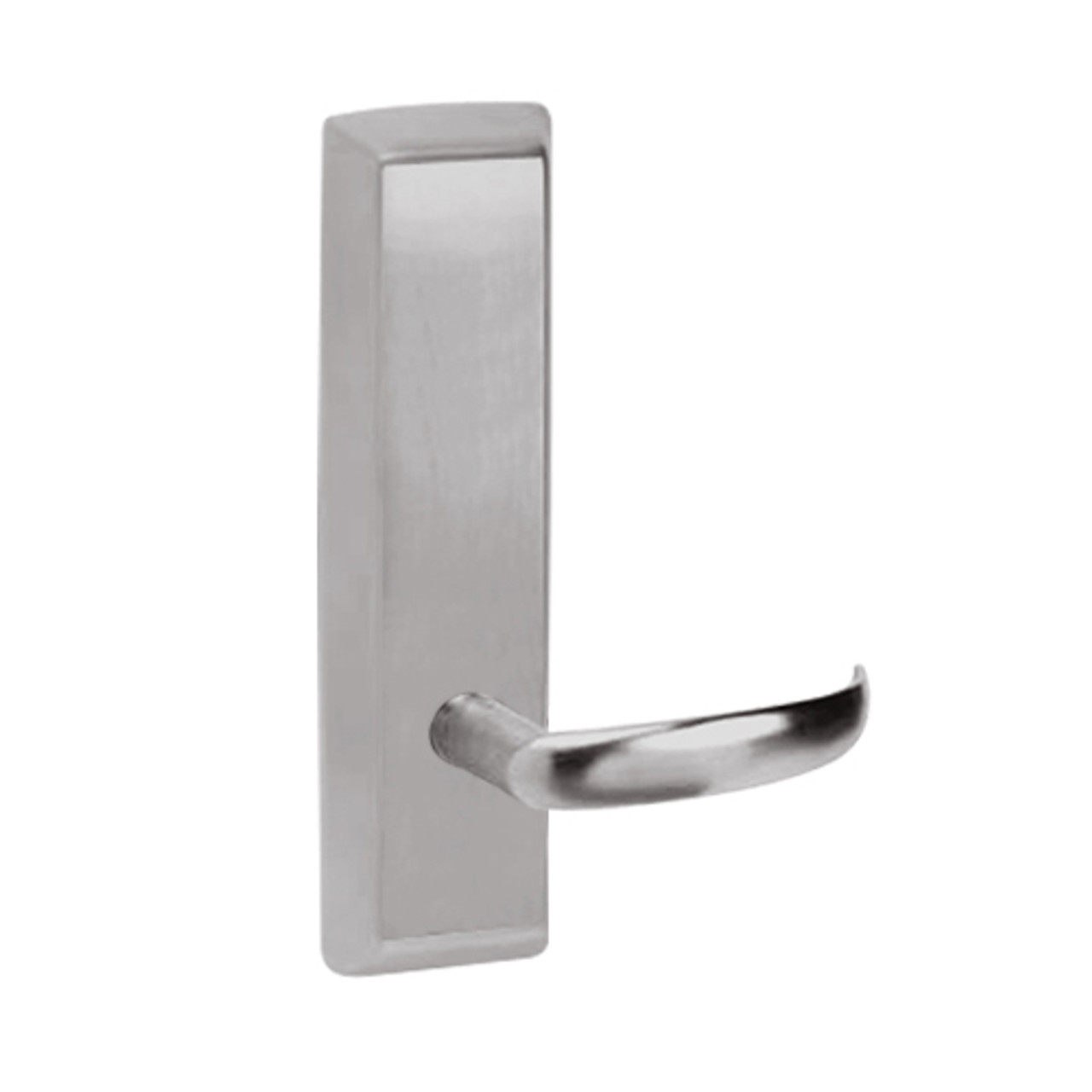 PR955-630-RHR Corbin ED5000 Series Exit Device Trim with Classroom Princeton Lever in Satin Stainless Steel Finish