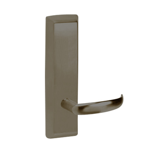 PR959-613-LHR Corbin ED5000 Series Exit Device Trim with Storeroom Princeton Lever in Oil Rubbed Bronze Finish