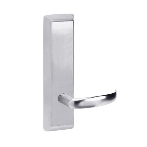 PR959-625-LHR Corbin ED5000 Series Exit Device Trim with Storeroom Princeton Lever in Bright Chrome Finish