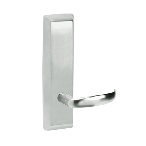 PR959-618-RHR Corbin ED5000 Series Exit Device Trim with Storeroom Princeton Lever in Bright Nickel Finish