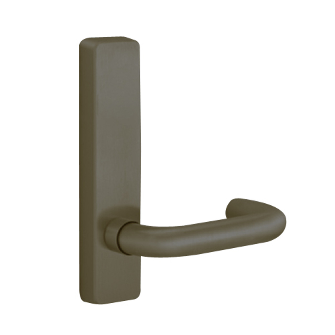 2902C-613-LHR PHI Dummy Trim with C Lever Design for Apex Series Narrow Stile Door Exit Device in Oil Rubbed Bronze Finish