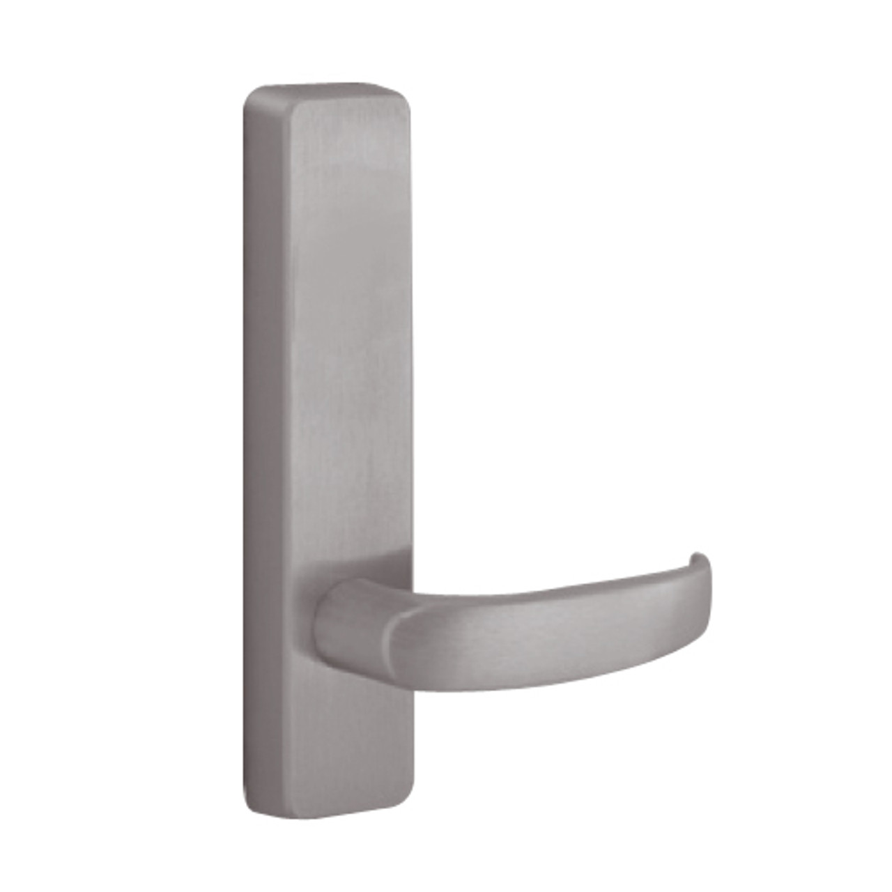 2902D-630-LHR PHI Dummy Trim with D Lever Design for Apex Series Narrow Stile Door Exit Device in Satin Stainless Steel Finish