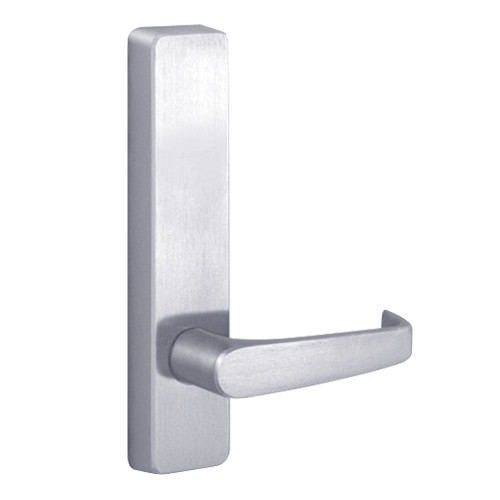 2902A-625-RHR PHI Dummy Trim with A Lever Design for Apex Series Narrow Stile Door Exit Device in Bright Chrome Finish