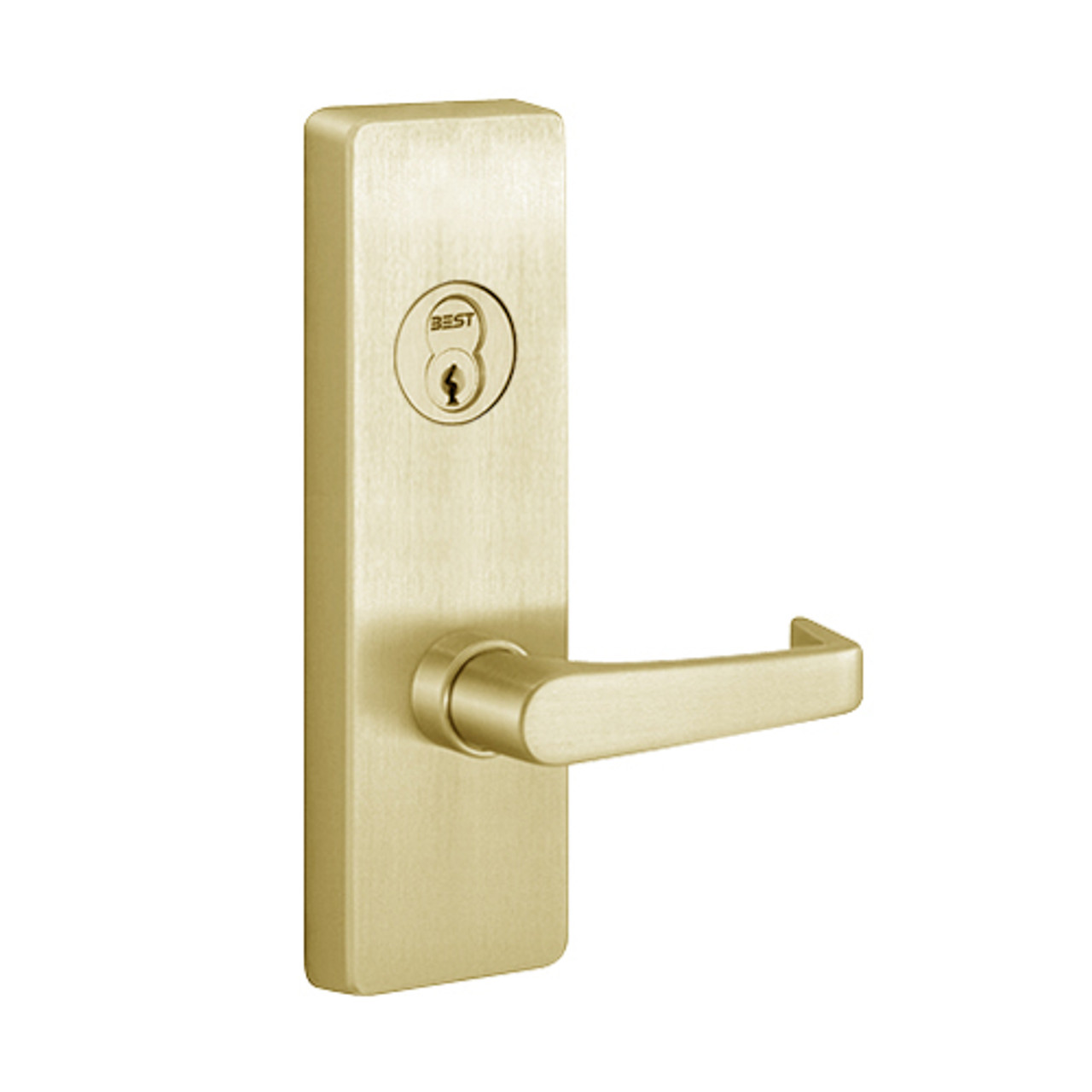 R4908A-605-RHR PHI Key Controls Lever Retrofit Trim with A Lever Design for Apex and Olympian Series Exit Device in Bright Brass Finish