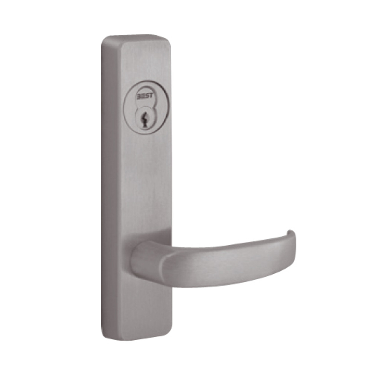 2908D-630-LHR PHI Key Controls Lever Trim with D Lever Design for Apex Series Narrow Stile Door Exit Device in Satin Stainless Steel Finish