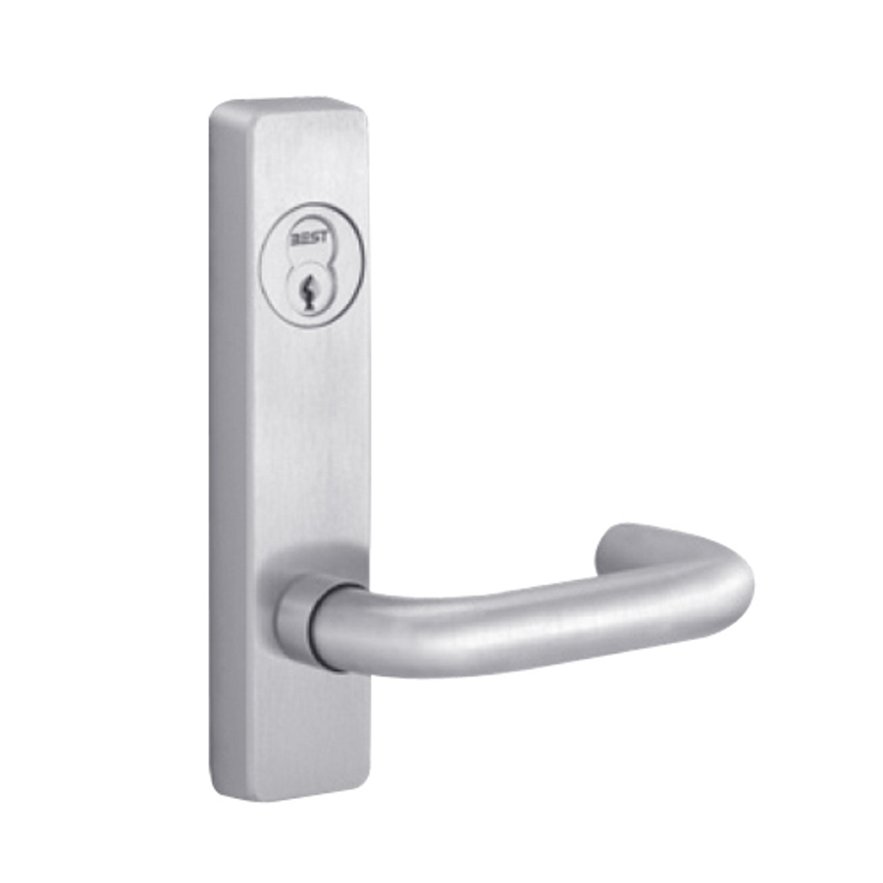 2914C-625-LHR PHI Lever Always Active with C Lever Design for Apex Series Narrow Stile Door Exit Device in Bright Chrome Finish
