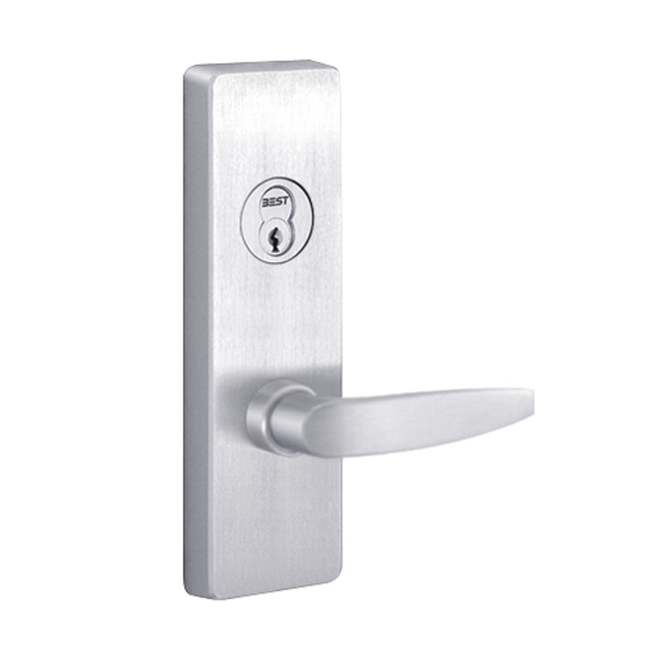 RV4908B-625-RHR PHI Key Controls Lever Vandal Resistant Retrofit Trim with B Lever Design for Apex and Olympian Series Exit Device in Bright Chrome Finish