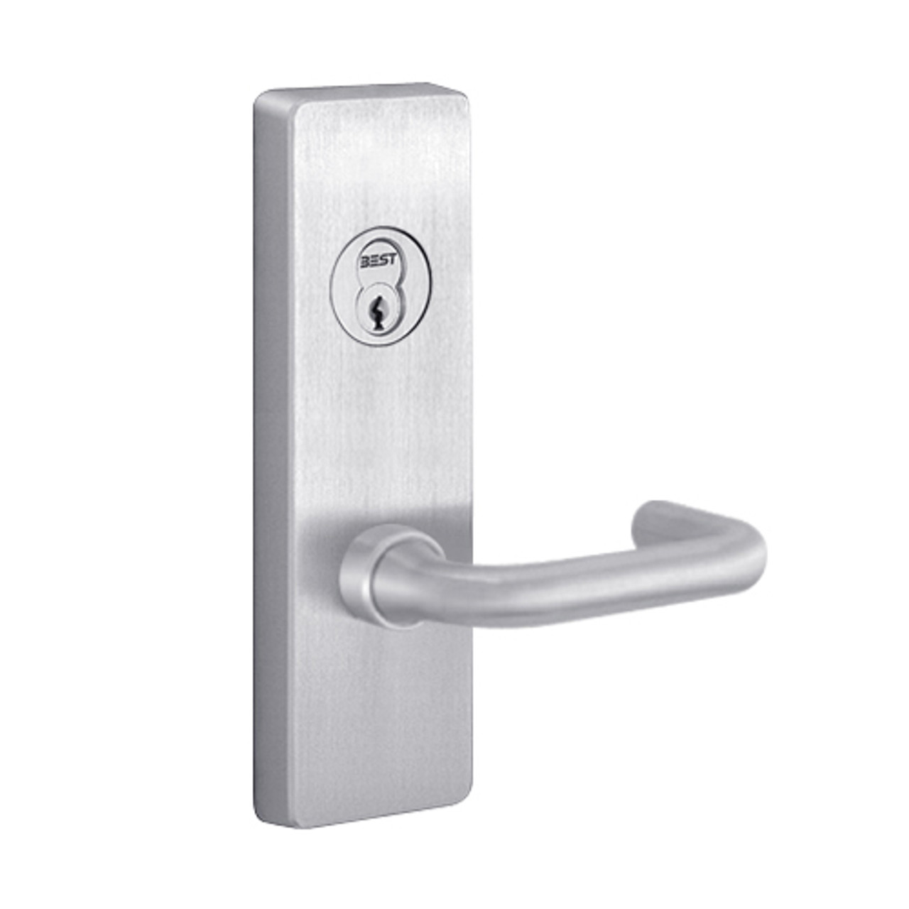 RV4908C-625-RHR PHI Key Controls Lever Vandal Resistant Retrofit Trim with C Lever Design for Apex and Olympian Series Exit Device in Bright Chrome Finish