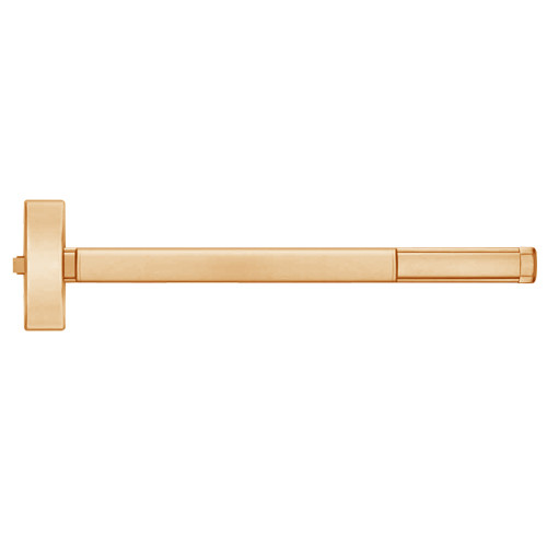 MLR2102-612-36 PHI 2100 Series Non Fire Rated Apex Rim Exit Device with Motorized Latch Retraction Prepped for Dummy Trim in Satin Bronze Finish