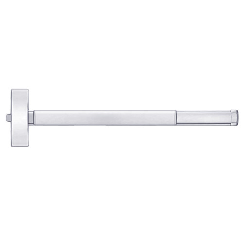 DEFL2102-625-48 PHI 2100 Series Fire Rated Apex Rim Exit Device with Delayed Egress Prepped for Dummy Trim in Bright Chrome Finish