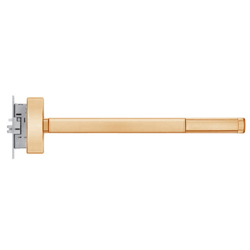 DE2308-RHR-612-48 PHI 2300 Series Apex Mortise Exit Device with Delayed Egress Prepped for Key Controls Lever/Knob in Satin Bronze Finish