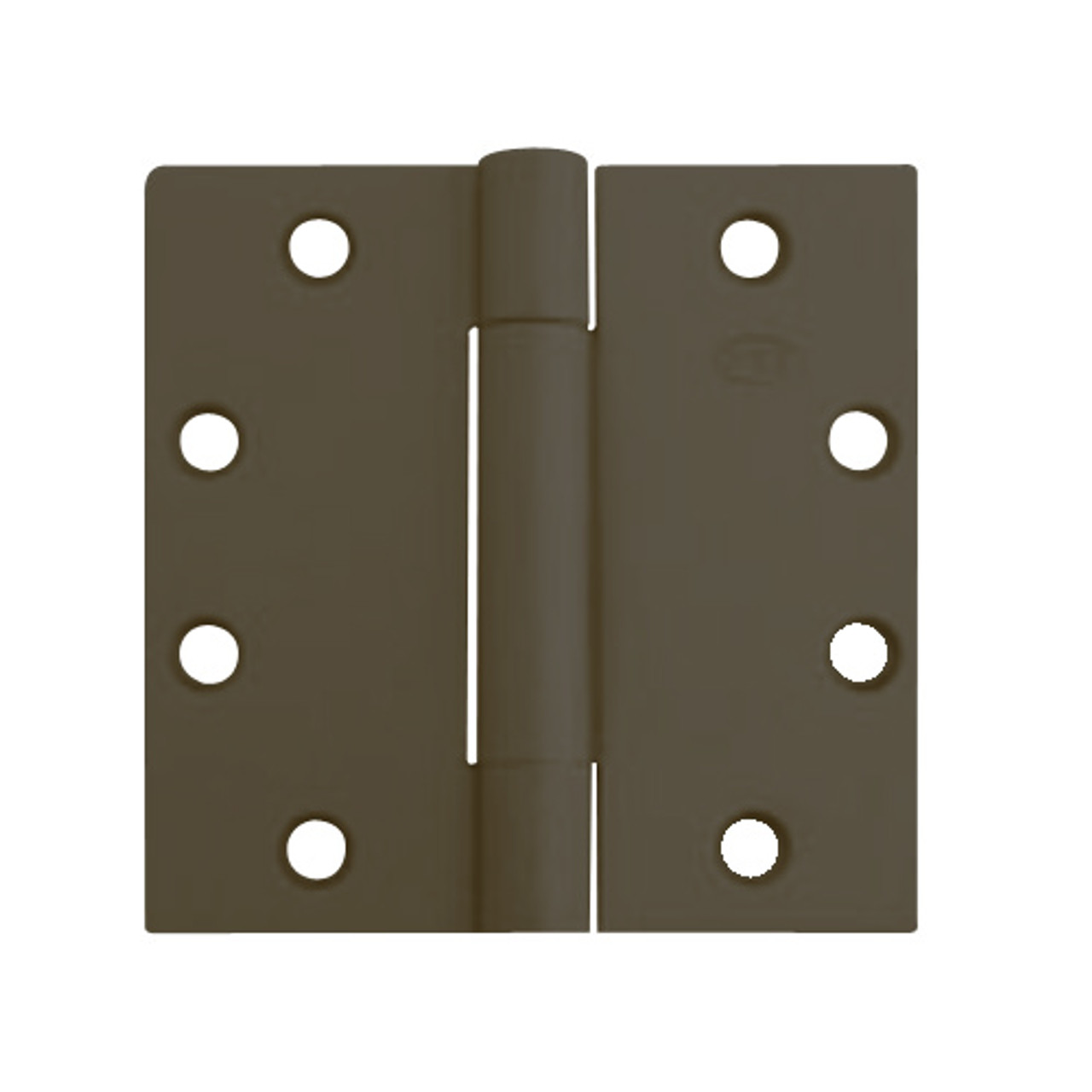 3CB1-4-5x4-5-641 IVES 3 Knuckle Concealed Bearing Full Mortise Hinge in Oxidized Satin Bronze