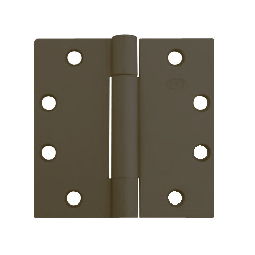 3CB1WT-4-5x5-641 IVES 3 Knuckle Concealed Bearing Full Mortise Wide Throw Butt Hinge in Oxidized Satin Bronze