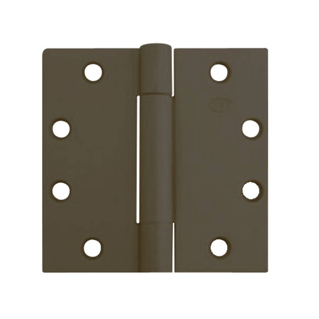 3CB1WT-5x7-641 IVES 3 Knuckle Concealed Bearing Full Mortise Wide Throw Butt Hinge in Oxidized Satin Bronze