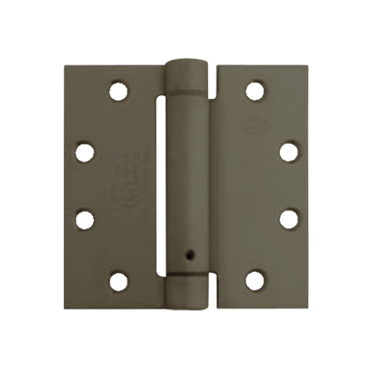 3SP1-4x4-640 IVES 3 Knuckle Spring Full Mortise Hinge in Dark Bronze