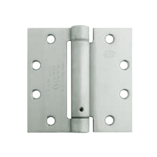 3SP1-4-5x4-646 IVES 3 Knuckle Spring Full Mortise Hinge in Satin Nickel Plated