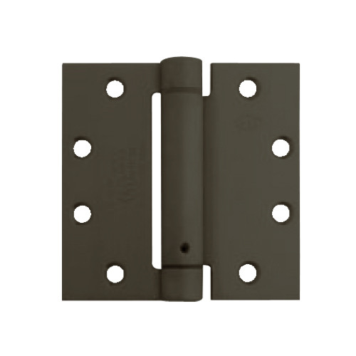 3SP1-4-5x4-5-641 IVES 3 Knuckle Spring Full Mortise Hinge in Oxidized Satin Bronze