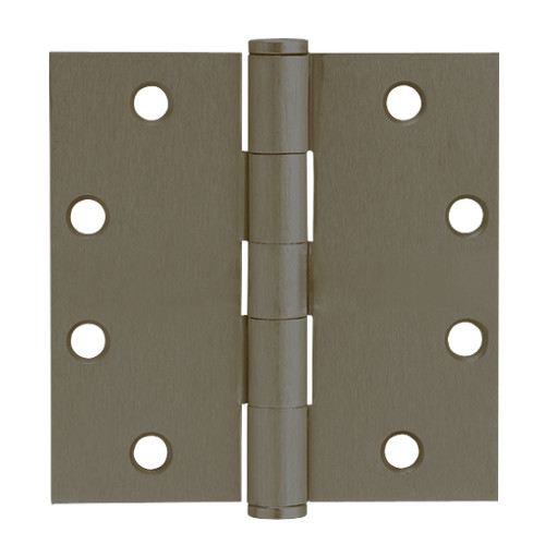 5PB1-4-5x4-613 IVES 5 Knuckle Plain Bearing Full Mortise Hinge in Dark Bronze