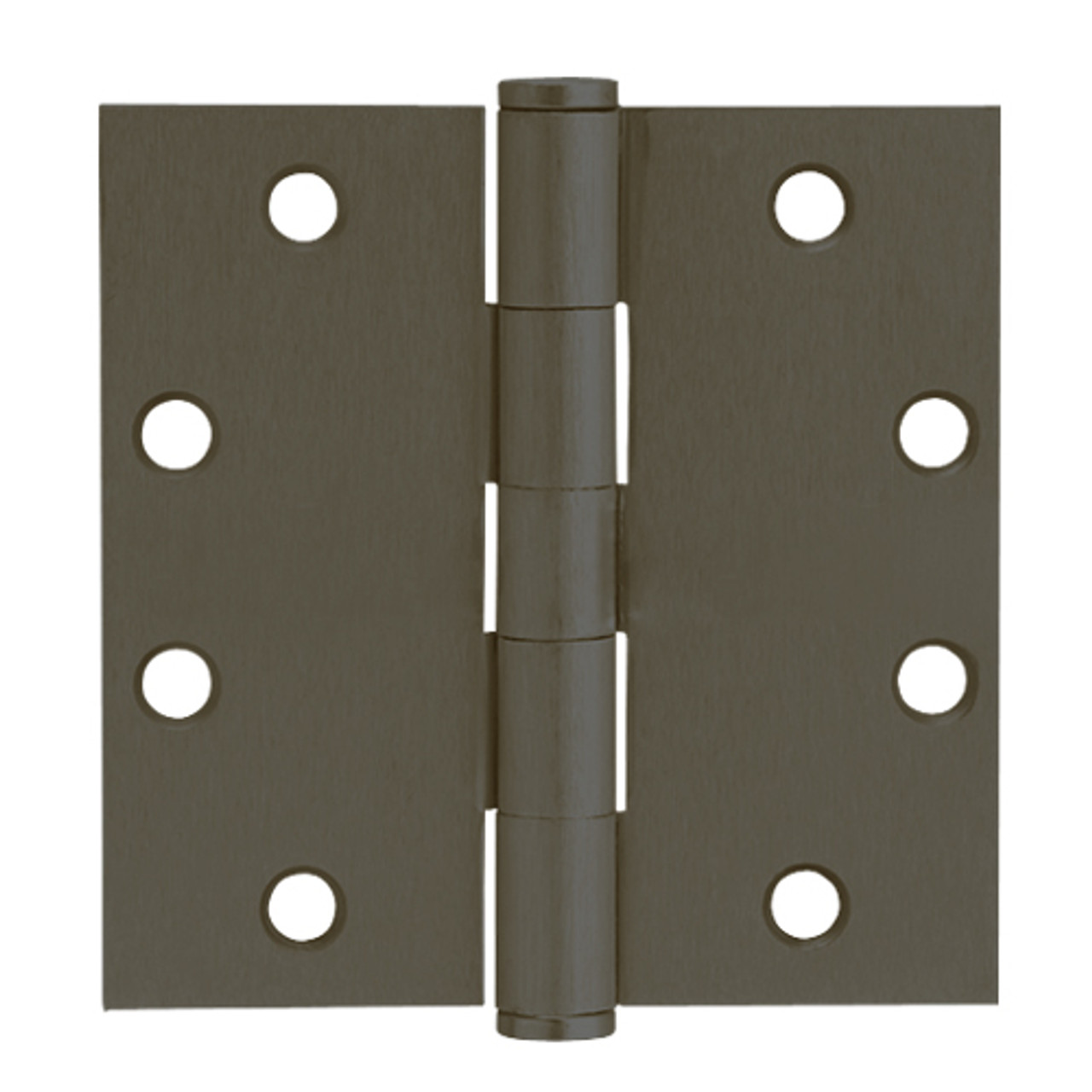 5PB1-5x4-5-641 IVES 5 Knuckle Plain Bearing Full Mortise Hinge in Oxidized Satin Bronze