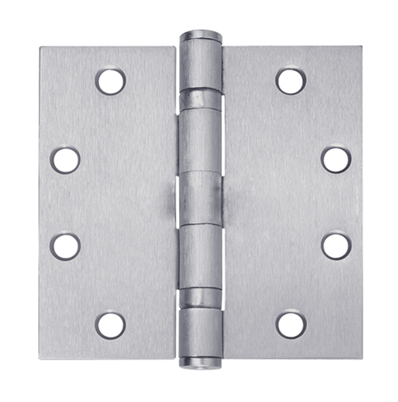 5BB1-4x4-626 IVES 5 Knuckle Ball Bearing Full Mortise Hinge in Satin Chrome