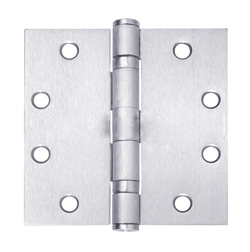 5BB1-4-5x4-5-651 IVES 5 Knuckle Ball Bearing Full Mortise Hinge in Bright Chrome Plated