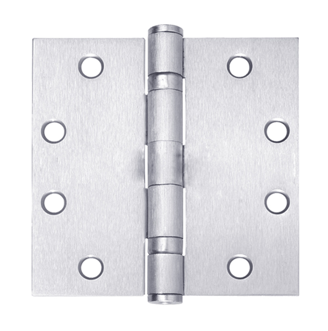 5BB1-4-5x4-5-625 IVES 5 Knuckle Ball Bearing Full Mortise Hinge in Bright Chrome